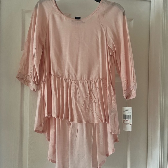 FRENCH CONNECTION Summer Slub Peplum Top - Picture 3 of 7